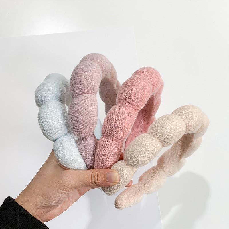 Towel Velvet Cloud Twist Hairband DPJH9